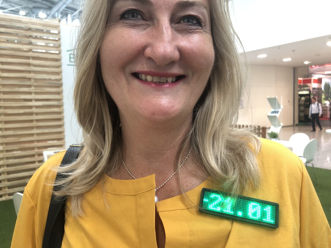 Martina Mensing-Meckelburg begrte die Gste zur "VDG happy hour" mit einem dezenten Hinweis auf die Wintertagung des Verbands