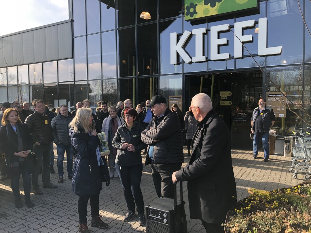 Station 3 der Gartencentertour durch Mnchen - Kiefl in Gauting