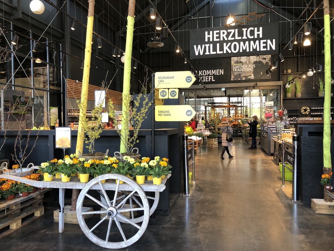 Station 3 der Gartencentertour durch Mnchen - Kiefl in Gauting
