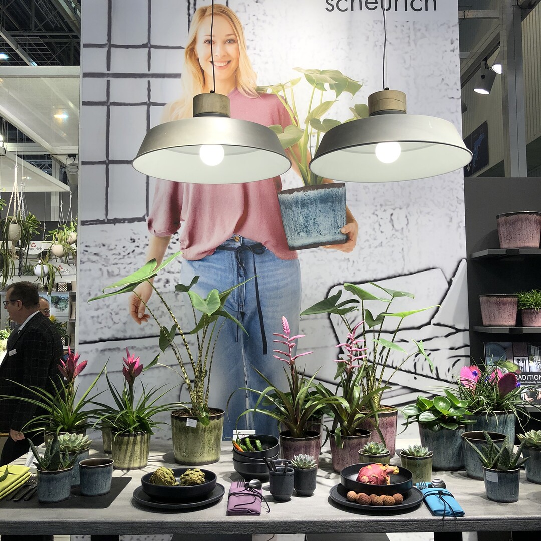 Prsentationen fr eine weibliche Zielgruppe - schn umgesetzt am Stand von Scheurich