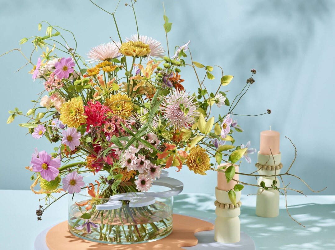 Sommerstrauß aus der Just-chrys-Kollektion<br>