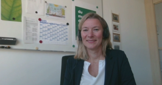 Christina Koppe, Referatsleiterin beim Deutschen Wetterdienst, machte deutlich, dass die Reaktionen der Pflanzen auf die stattfindende Erwrmung sehr unterschied-lich ausfallen werden. 