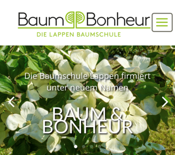 Die Baumschule Lappen ist jetzt "Baum & Bonheur Die Lappen Baumschule"