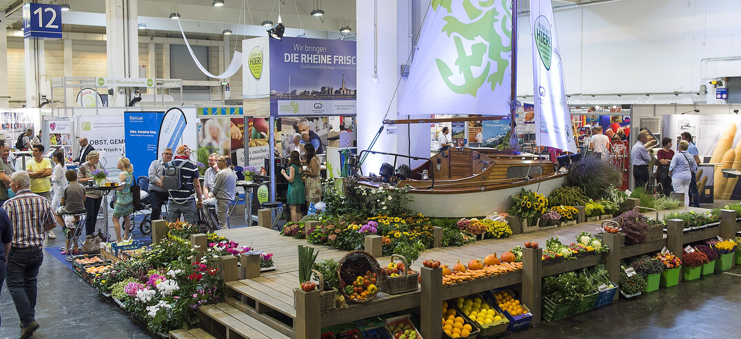 Impressionen von der Fachmesse für den Markthandel "Mein Wochenmarkt" 2015