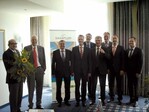 Von links nach rechts: Wolfram Gaurieder, Dr. Hans-Georg Häusel, Thomas Stoczek, Peter Pohl, Martin Fuchs, Franz-Josef Isensee, Michael Spiering, Axel Mauch sowie Alexander Wagner