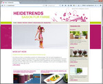 Azerca bietet dem Endverkauf und seinen Kunden vielfältige Inspiration auf der Website www.heidetrends.de