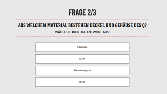 Quizfragen lockern die Schulung auf und testen gleichzeitig den Wissensstand.