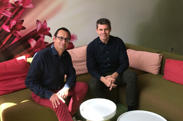 Jean Pierre Challet, General Manager Selecta France (links) und Nils Klemm, CEO Selecta one 