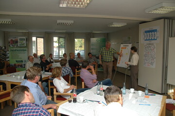 Der EIP-workshop der Einzelhandelsgrtner im Hamburger Haus des Gartenbaues, moderiert von CO CONCEPT (Helmuth Huss, Myriam Stenger), erarbeitete innovative Projektvorhaben fr die EIP-Frderperiode 2015-2017 in Schleswig-Holstein.