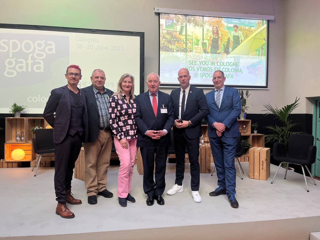 v.l.: Manuel Rucar, Norbert Jedrau, Geschäftsführer Barbecue Industry Association Grill e.V. (BIAG), Stefan Lohrberg, Direktor Koelnmesse GmbH