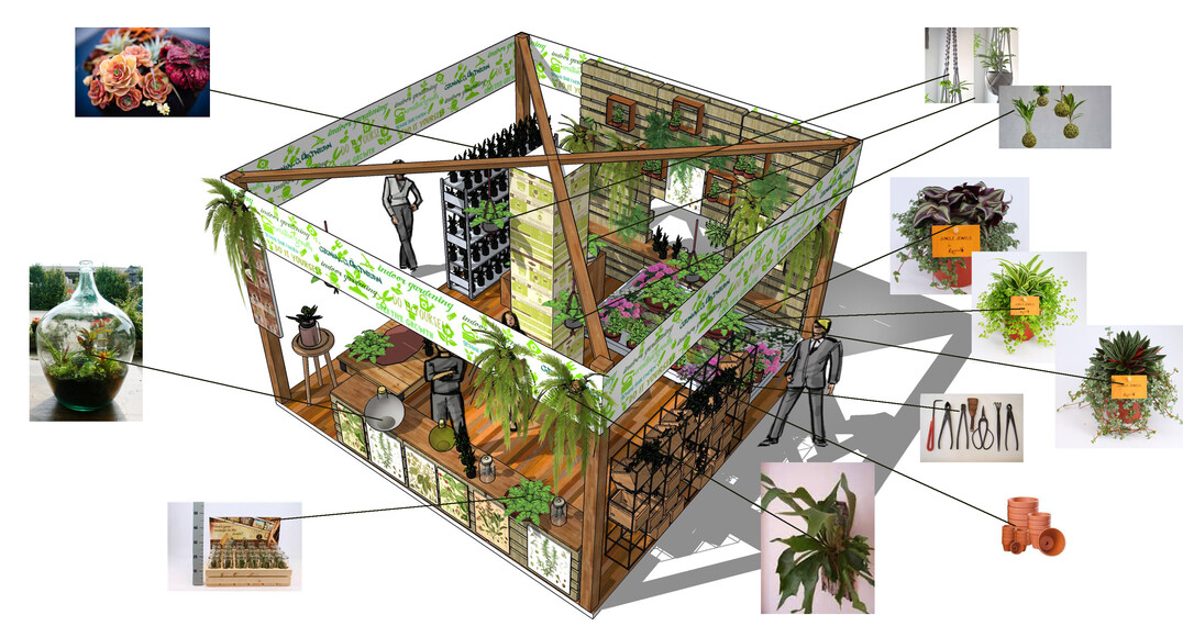Inspirationen fr den POS liefern die "Green Solutions Islands".