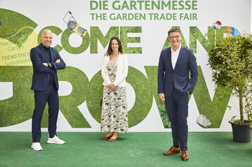 Stefan Lohrberg, Direktor der spoga + gafa, Vizeprsidentin Catja Caspary und Oliver Frese, Geschftsfhrer der Koelnmesse sind zuversichtlich, dass die spoga+gafa stattfinden kann. 