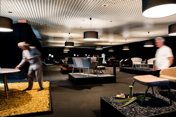 Auf der Trend Area prsentieren sich die Nominierten des gardiente Outdoor-Living-Awards.