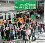 Auf Wiedersehen bis 2011 – deutlicher Hinweis auf den wiederaufgenommenen
jährlichen Rhythmus der spoga+gafa