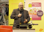 Der Pflanzenpark war Treffpunkt für Vorträge.
Den meisten Zuspruch fand Patric Prager für DEGA
GRüNER MARKT mit dem Thema Social Media.