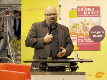 Der Pflanzenpark war Treffpunkt fr Vortrge.
Den meisten Zuspruch fand Patric Prager fr DEGA
GRNER MARKT mit dem Thema Social Media.