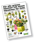 IKEA und andere Fachfremde
erwirtschaften auch
mit Pflanzen starke Umsätze.