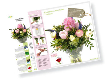 Neues Poster Schnittblumen frisch halten