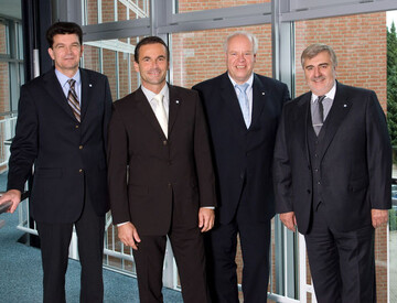 Die ZEUS Geschftsfhrer (v. l.)Thomas Heinitz, Kai Kchelein, Jrgen Eversberg und Michael Baumgardt