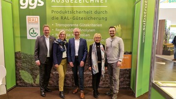 Der neue Vorstand und die Geschftsfhrung der GGS. Von links: Christian Balster, Ulrike Wegener, Winfried Temming, Cordula Schmude und Nick Burkhardt.